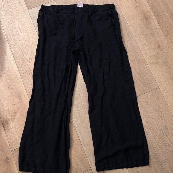 Black Merona Cotton Pants - Picture 1 of 5